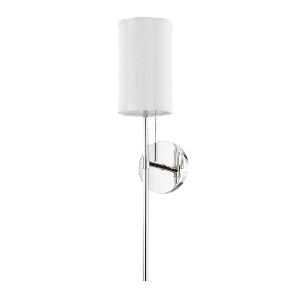 Fawn 1 Light Wall Sconce-Mitzi-HVL-H673101-PN-Wall SconcesPolish Nickel-2-France and Son