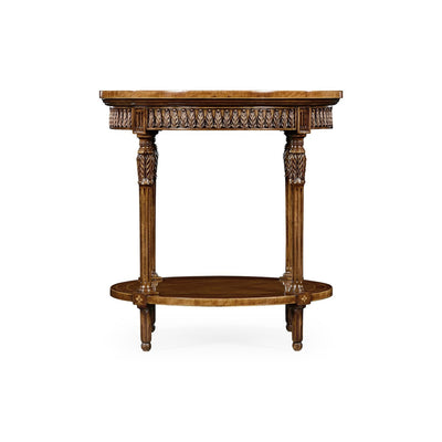 Napoleon III style round side table with fine inlay-Jonathan Charles-JCHARLES-495007-SAM-Side Tables-2-France and Son