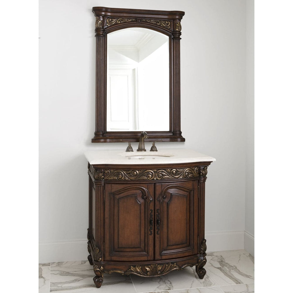 Provincial Sink Chest - Dark-Ambella-AMBELLA-06227-110-126-Bathroom VanityPetite-1-France and Son