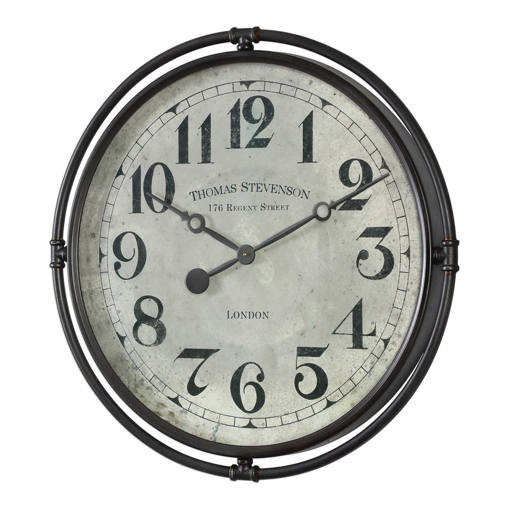 Nakul Industrial Wall Clock-Uttermost-UTTM-06449-Clocks-2-France and Son