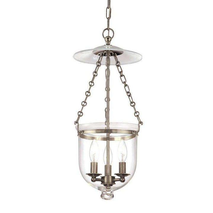 Hampton 3 Light Pendant-Hudson Valley-HVL-252-HN-C1-PendantsHistoric Nickel-1-France and Son