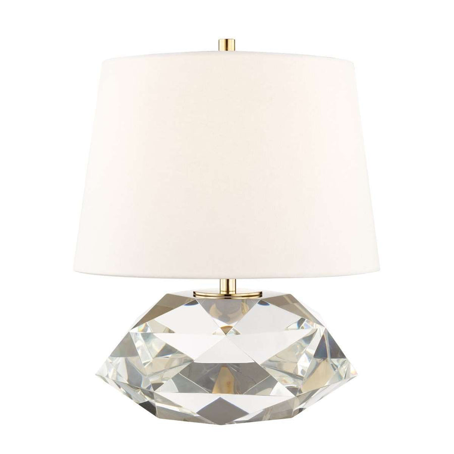 Henley 1 Light Large Table Lamp-Hudson Valley-HVL-L1038-AGB-Table Lamps-1-France and Son