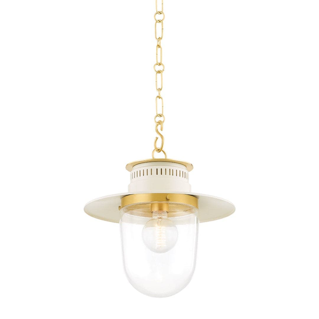 Nori - 1 Light Pendant Small-Mitzi-HVL-H773701S-AGB/SCR-Pendants-1-France and Son