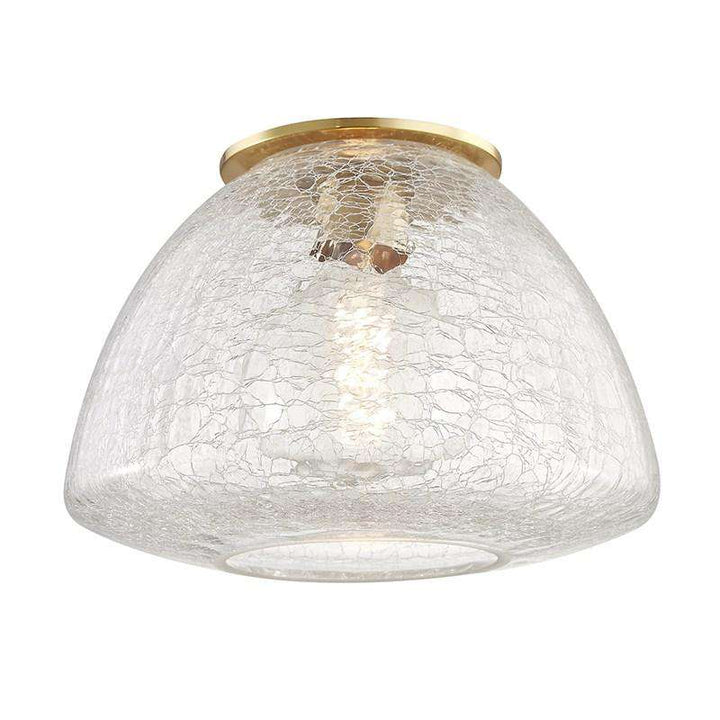 Maya 1 Light Large Flush Mount-Mitzi-HVL-H216501L-AGB-Flush MountsGold-1-France and Son