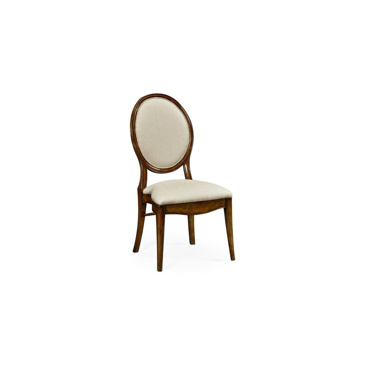 Stacking Spoon Back Walnut Dining Side Chair-Jonathan Charles-JCHARLES-495380-SC-WAL-F001-Dining Chairs-1-France and Son