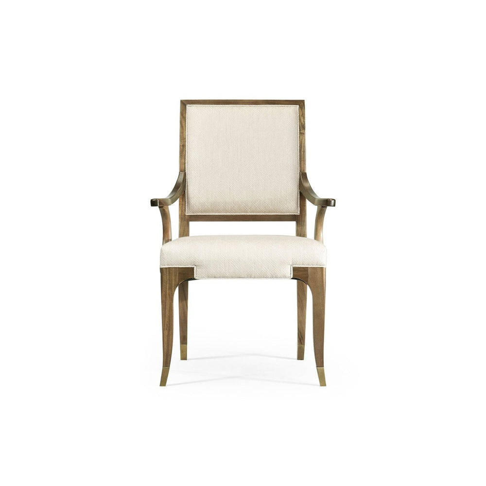 Hamilton Arm Chair-Jonathan Charles-JCHARLES-496001-AC-PGA-F200-Dining Chairs-2-France and Son