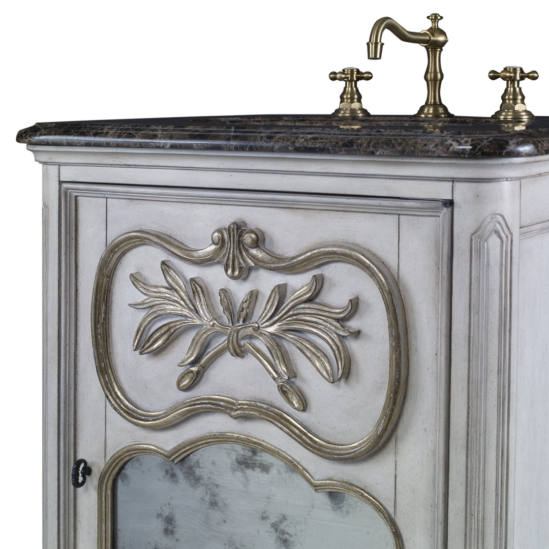 Laurel Petite Sink Chest White-Ambella-AMBELLA-08989-110-121-Bathroom Vanity-2-France and Son