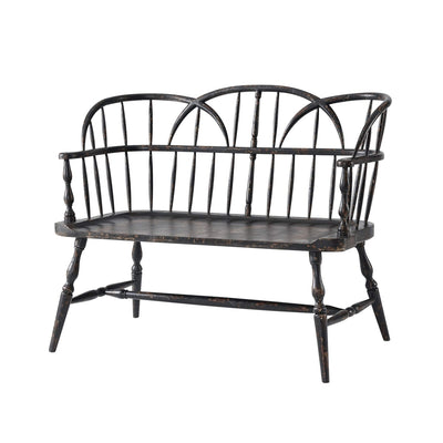 The Hoop Back Settee-Theodore Alexander-THEO-AM45001-Benches-1-France and Son