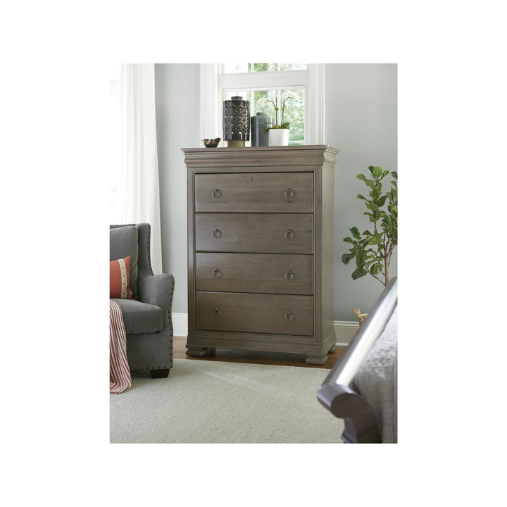 Reprise Drawer Chest-Universal Furniture-UNIV-581155-DressersClassical Cherry-3-France and Son