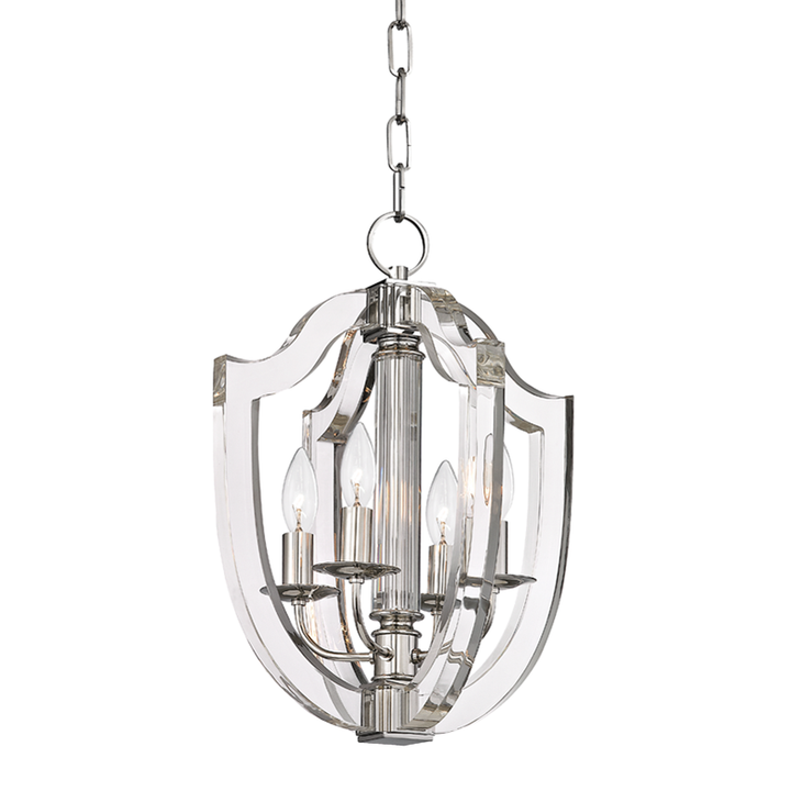 Arietta 4 Light Pendant-Hudson Valley-HVL-6512-PN-PendantsPolished Nickel-2-France and Son