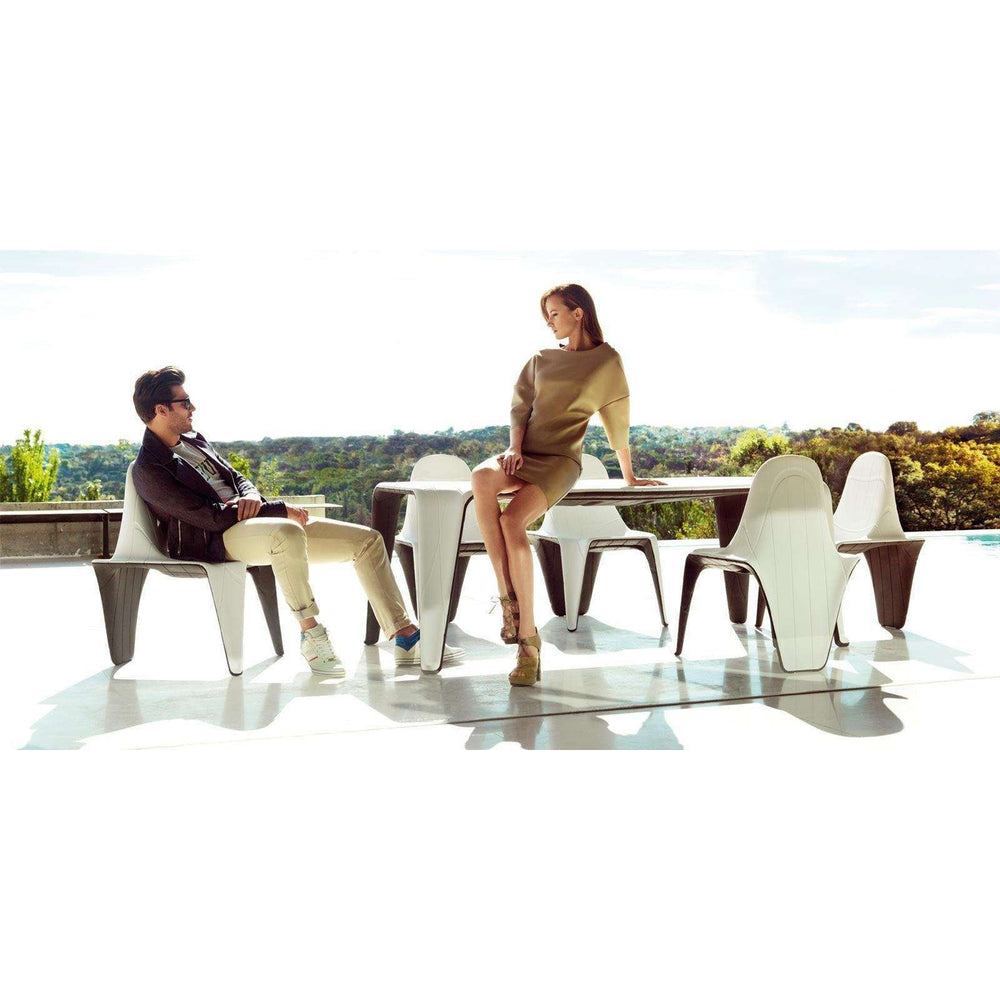 F3 Table By Vondom-Vondom-VONDOM-60004-Outdoor Dining TablesBasic-2-France and Son