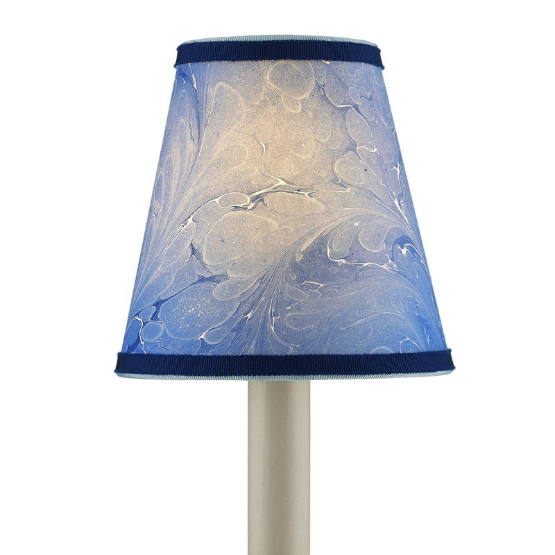Marble Paper Tapered Chandelier-Currey-CURY-0900-0013-Wall LightingBlue-1-France and Son