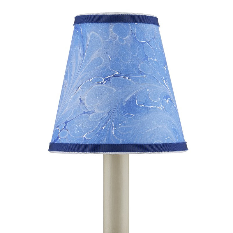 Marble Paper Tapered Chandelier-Currey-CURY-0900-0013-Wall LightingBlue-4-France and Son