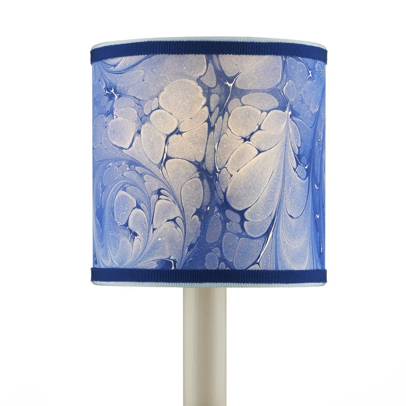 Marble Paper Drum Chandelier-Currey-CURY-0900-0014-Wall LightingBlue-1-France and Son