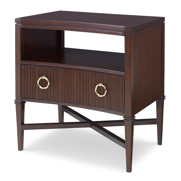 Reeded Nightstand-Ambella-AMBELLA-09170-230-001-NightstandsBrown-1-France and Son