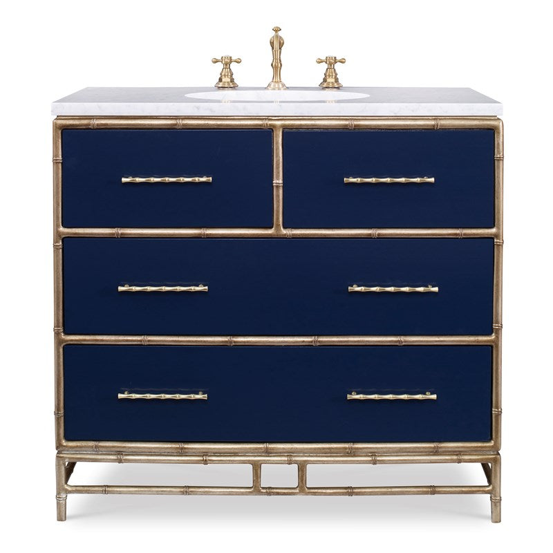 Chinoiserie Sink Chest-Ambella-AMBELLA-09175-110-321-Bathroom SinksBlue-3-France and Son