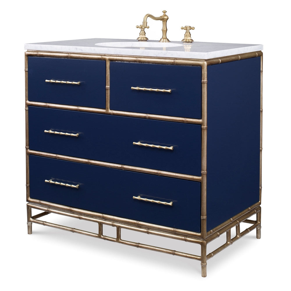 Chinoiserie Sink Chest-Ambella-AMBELLA-09175-110-321-Bathroom SinksBlue-1-France and Son