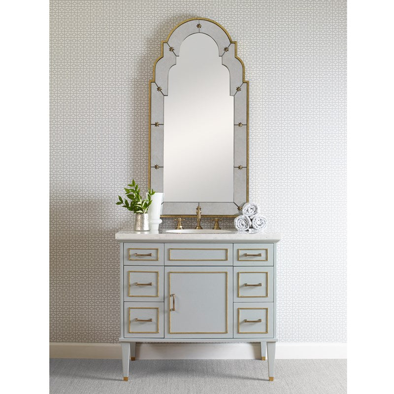 Toulouse Sink Chest - Polar Blue-Ambella-AMBELLA-09227-110-335-Bathroom Sinks-2-France and Son