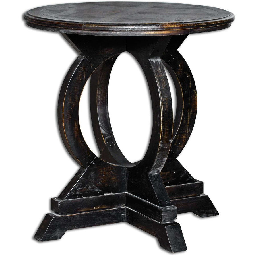 Uttermost Maiva Black Accent Table