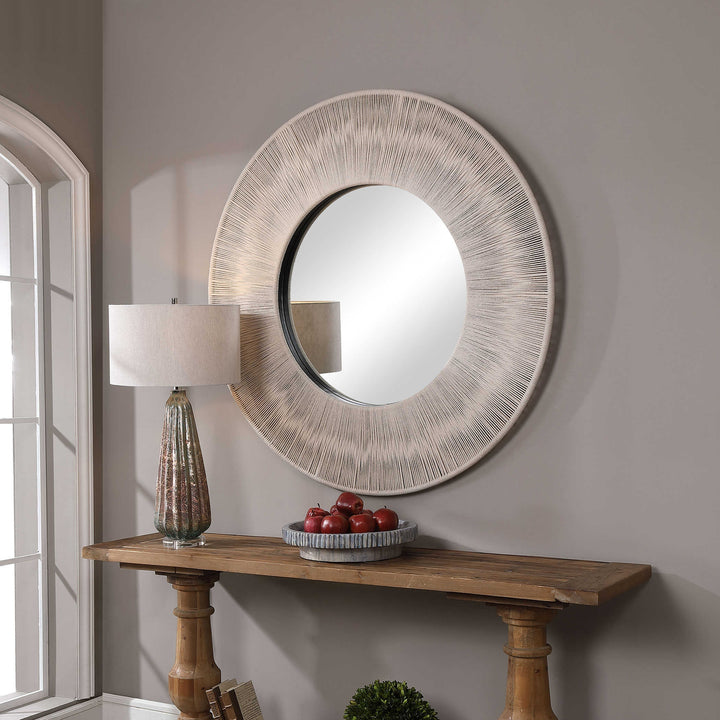 Uttermost Sailor's Knot Round Mirror-Uttermost-UTTM-09651-MirrorsNatural-5-France and Son