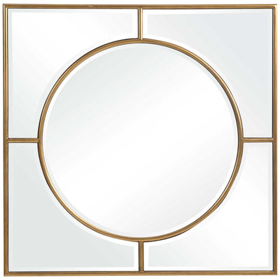 Uttermost Stanford Gold Square Mirror-Uttermost-UTTM-09673-Mirrors-1-France and Son