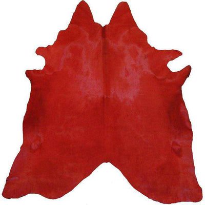 Red Dyed Cowhide 