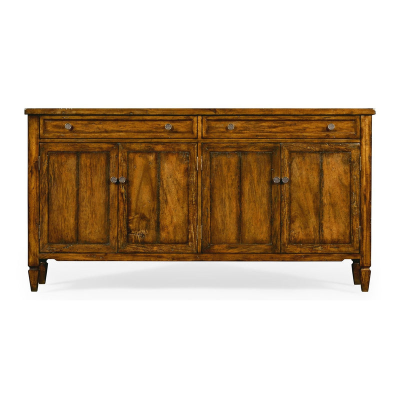 Four Door Sideboard-Jonathan Charles-JCHARLES-491025-CFW-Sideboards & CredenzasCountry Walnut-2-France and Son