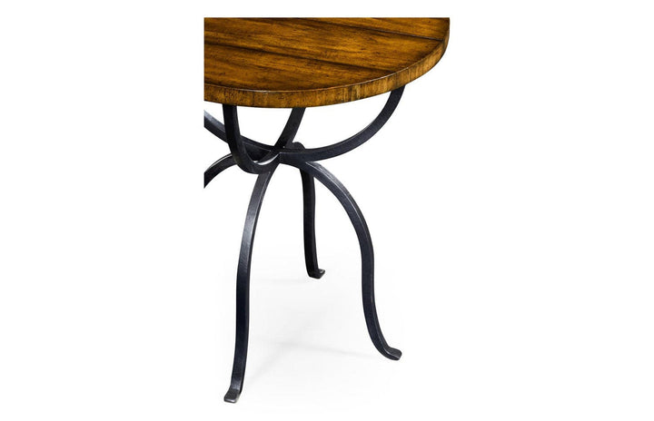 Casual Accents Bistro Round Centre Table-Jonathan Charles-JCHARLES-491045-CFW-Coffee Tables-4-France and Son