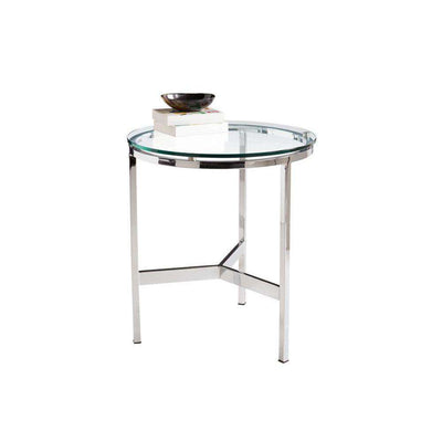 Flato End Table-Sunpan-SUNPAN-69891-Side TablesChrome-4-France and Son