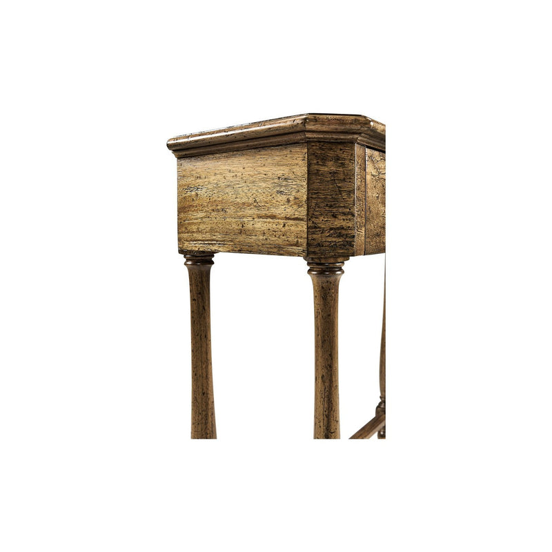 Small Console Table with Drawer-Jonathan Charles-JCHARLES-491017-DTM-Console TablesMedium Driftwood-5-France and Son