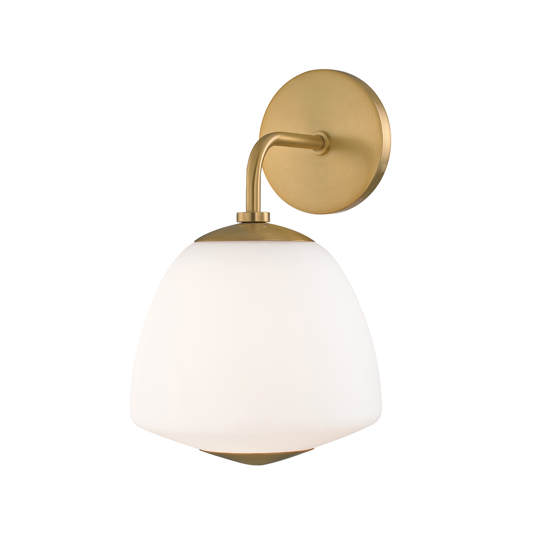 Jane 1 Light Wall Scone-Mitzi-HVL-H288101-AGB-Outdoor Wall SconcesAged Brass-1-France and Son