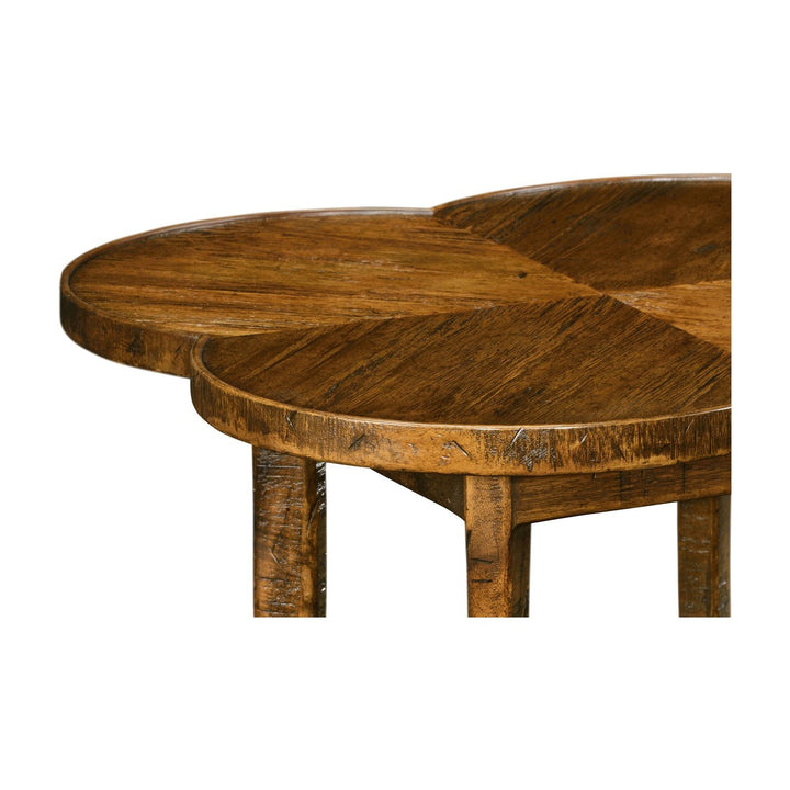 Quatrefoil Lamp Table-Jonathan Charles-JCHARLES-491043-CFW-Side TablesCountry Walnut-3-France and Son