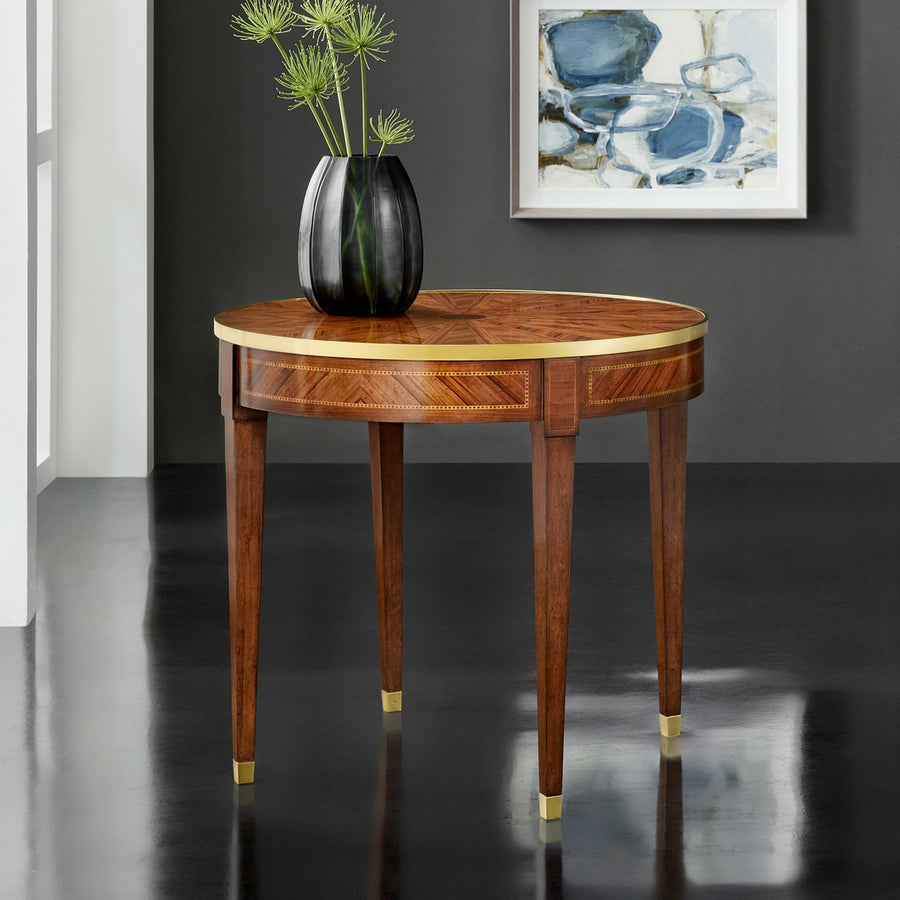 Round Inlay Table-Modern History-MODERN-MH1034F01-Side Tables-1-France and Son