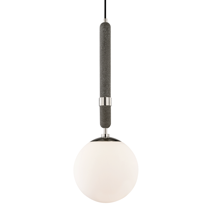 Brielle 1 Light Pendant-Mitzi-HVL-H289701L-PN-PendantsPolished Nickel-Large-2-France and Son