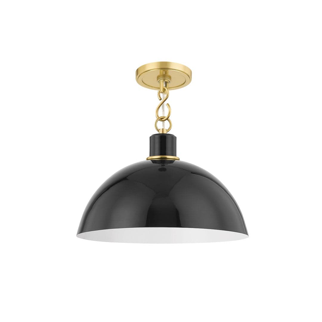 Camille - 1 Light Pendant-Mitzi-HVL-H769701S-AGB/GBK-PendantsBlack-Small-3-France and Son