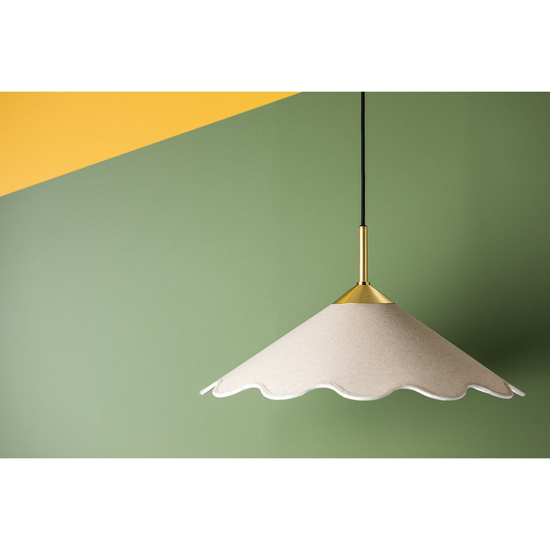 Sodsai 1 Light Large Pendant-Mitzi-HVL-H686701-AGB-Pendants-2-France and Son