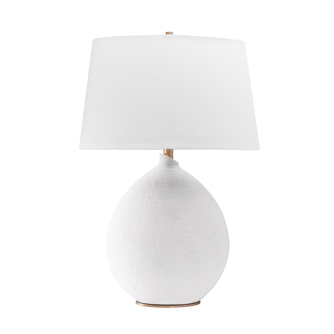 Denali Table Lamp-Hudson Valley-HVL-L1361-WH-Table LampsWhite-3-France and Son