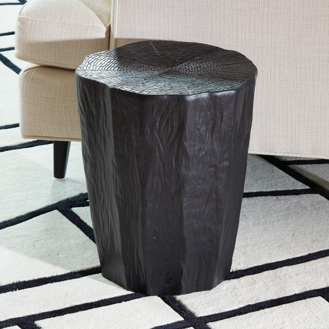 Trunk Stool - Black-Global Views-GVSA-1.10453-Stools & Ottomans-2-France and Son