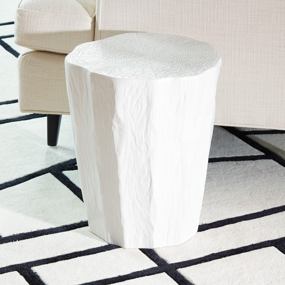 Trunk Stool-Global Views-GVSA-1.10453-Stools & OttomansBlack Matte Glaze-4-France and Son