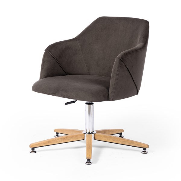 Edna Desk Chair-Four Hands-FH-100068-002-Task ChairsBella Smoke-9-France and Son