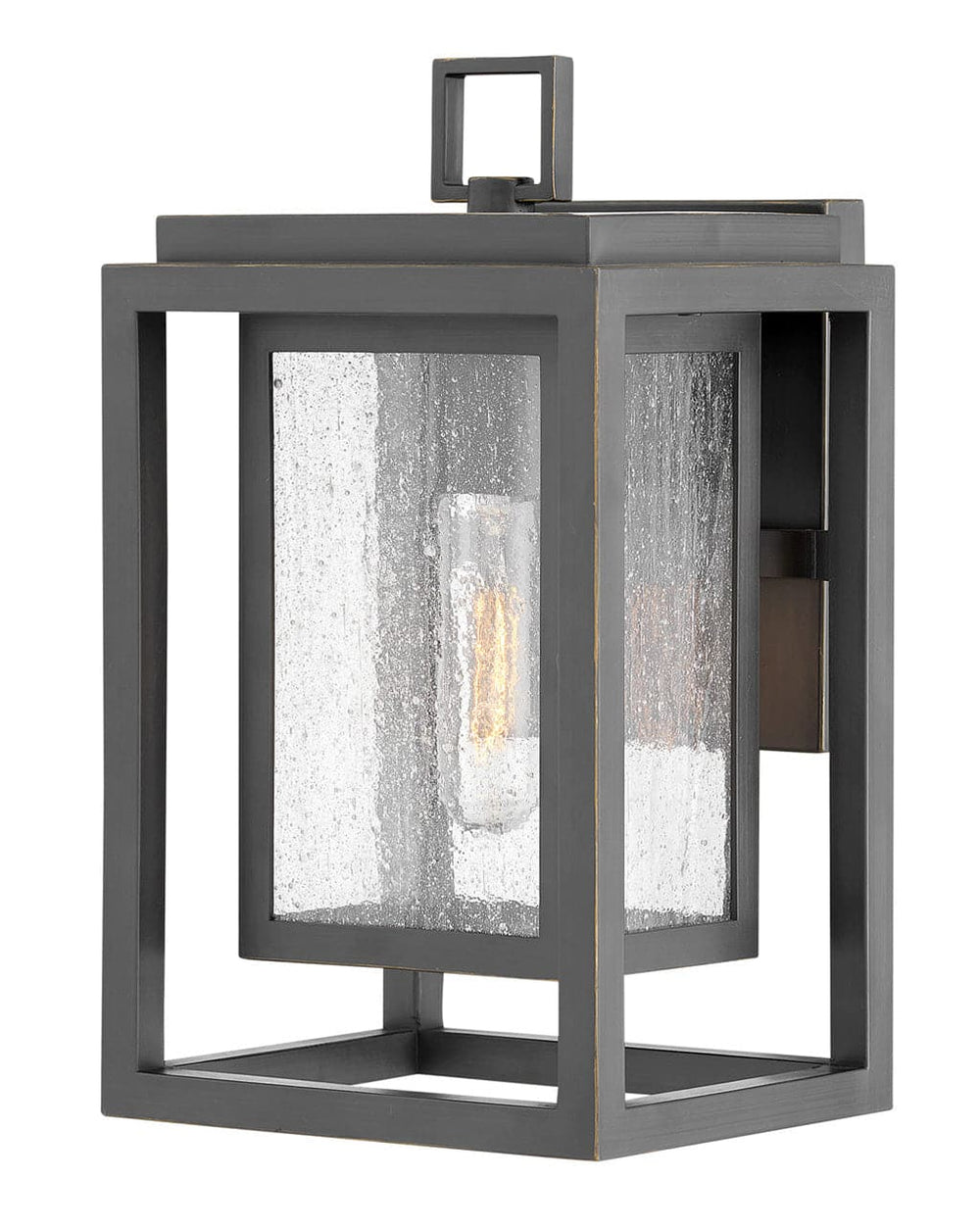 Outdoor Republic - Small Wall Mount Lantern-Hinkley Lighting-HINKLEY-1000OZ-LL-Outdoor Wall SconcesOil Rubbed Bronze-LED-2-France and Son