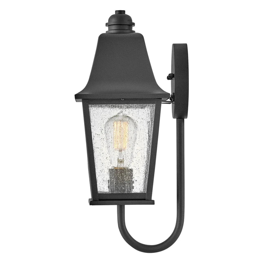 Outdoor Kingston - Small Wall Mount Lantern-Hinkley Lighting-HINKLEY-10010BK-Outdoor Wall Sconces-1-France and Son