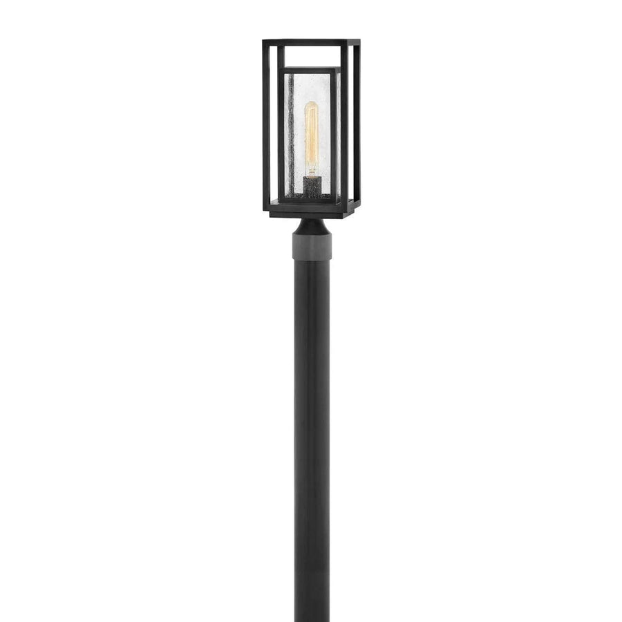 Outdoor Republic - Medium Post Top or Pier Mount Lantern-Hinkley Lighting-HINKLEY-1001BK-Outdoor Post LanternsBlack-1-France and Son