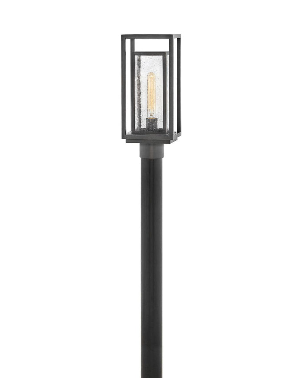 Outdoor Republic - Medium Post Top or Pier Mount Lantern with LED-Hinkley Lighting-HINKLEY-1001OZ-LL-Outdoor Post LanternsOil Rubbed Bronze-2-France and Son
