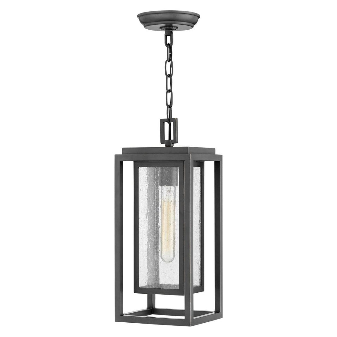 Outdoor Republic Medium Hanging Lantern-Hinkley Lighting-HINKLEY-1002OZ-LL-Outdoor Post LanternsOil Rubbed Bronze-LED-3-France and Son