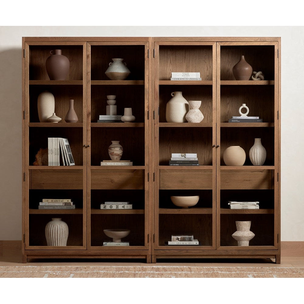 Millie Cabinet-Four Hands-FH-100599-002-Bookcases & CabinetsDrifted Oak-6-France and Son
