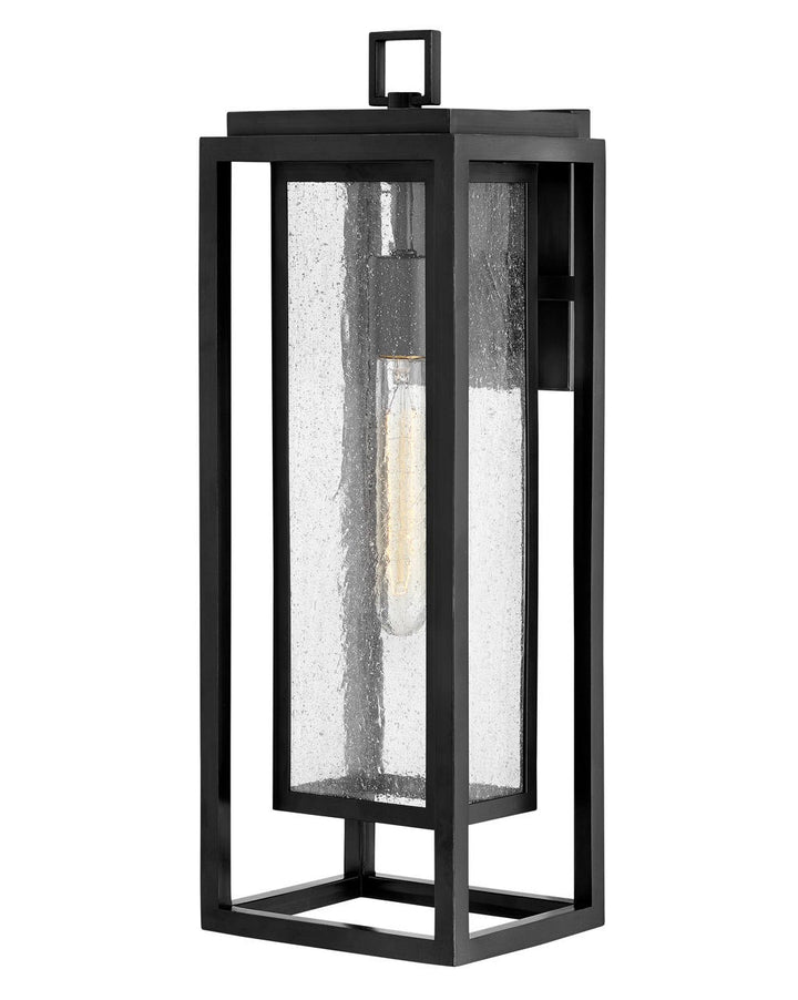Outdoor Republic - Large Outdoor Wall Mount Lantern without Bulb-Hinkley Lighting-HINKLEY-1005BK-Outdoor Wall SconcesBlack-5-France and Son