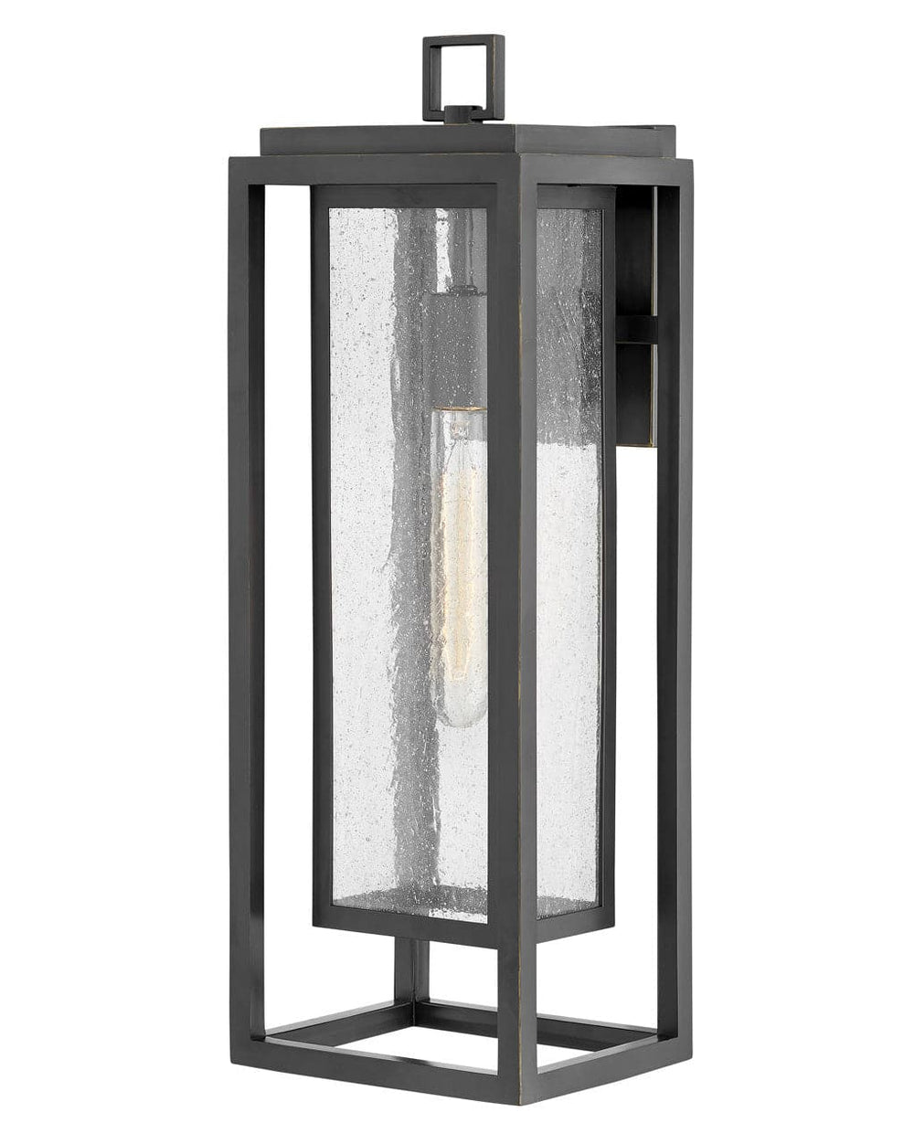 Outdoor Republic Large Wall Mount Lantern-Hinkley Lighting-HINKLEY-1005OZ-LL-Wall LightingOil Rubbed Bronze-2-France and Son