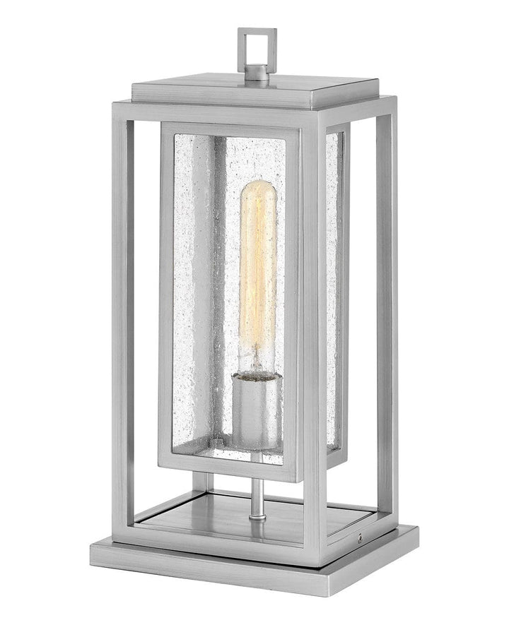 Outdoor Republic - Medium Pier Mount Lantern-Hinkley Lighting-HINKLEY-1007SI-LL-Outdoor Wall SconcesSatin Nickel-120v-3-France and Son