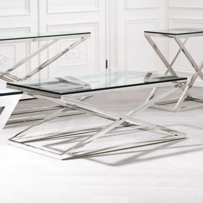 Coffee Table Criss Cross-Eichholtz-EICHHOLTZ-101407-Coffee Tables-2-France and Son